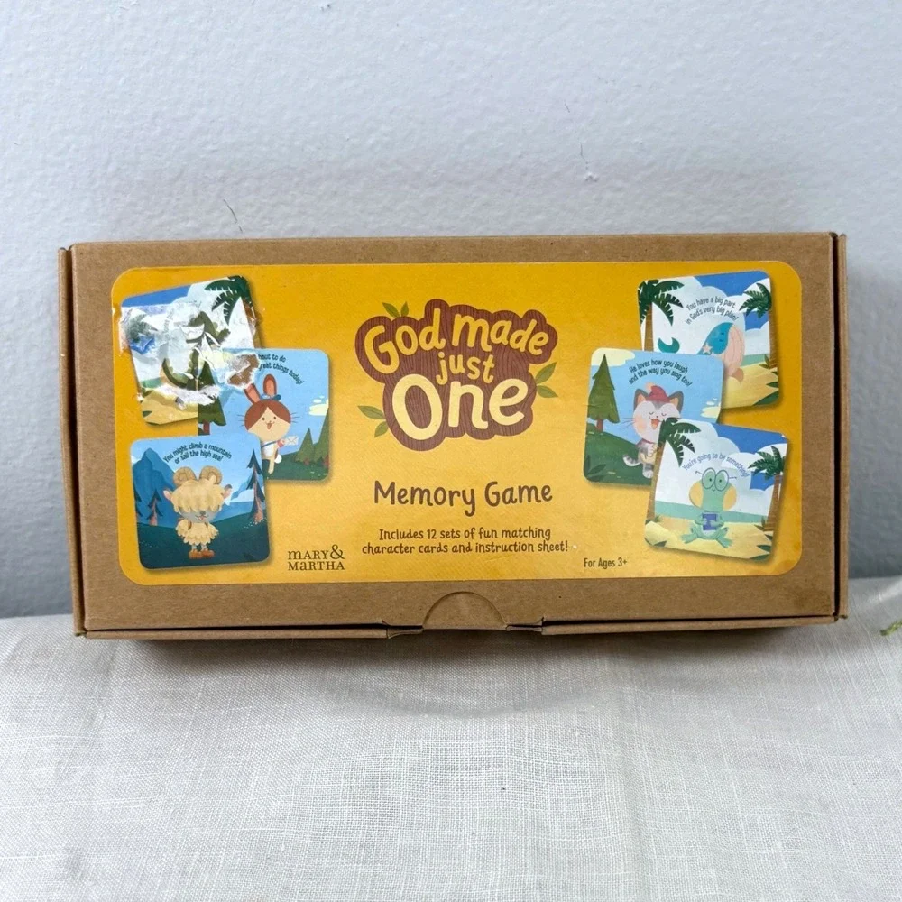 Mary & Martha God Made Just One Memory Game 24 Cards
